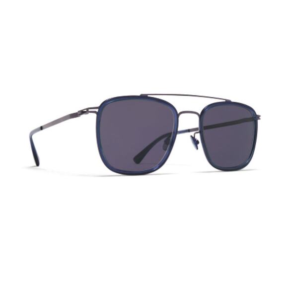 Mykita Unisex Blackberry/Deep Ocean Jeppe Sunglasses - Picture 1 of 9